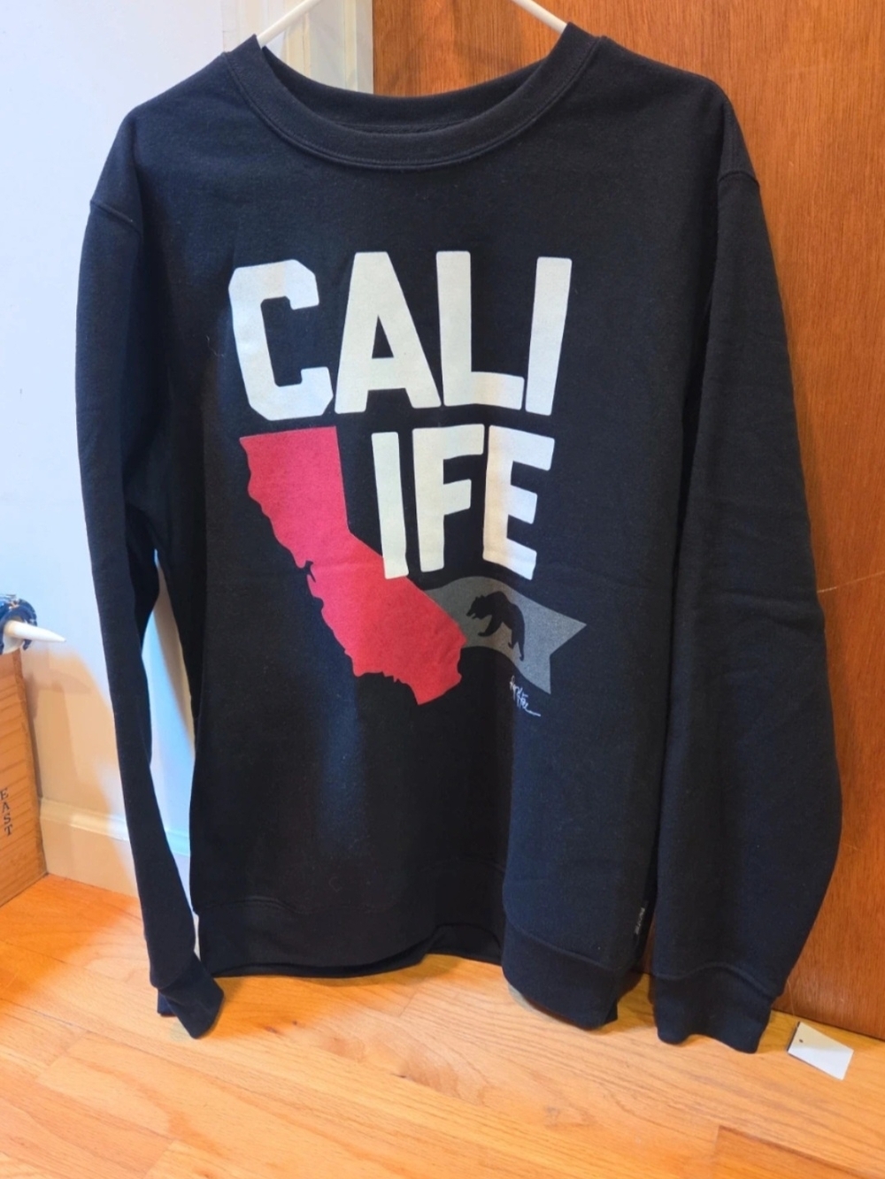 Ring of Fire Black Crewneck Sweater